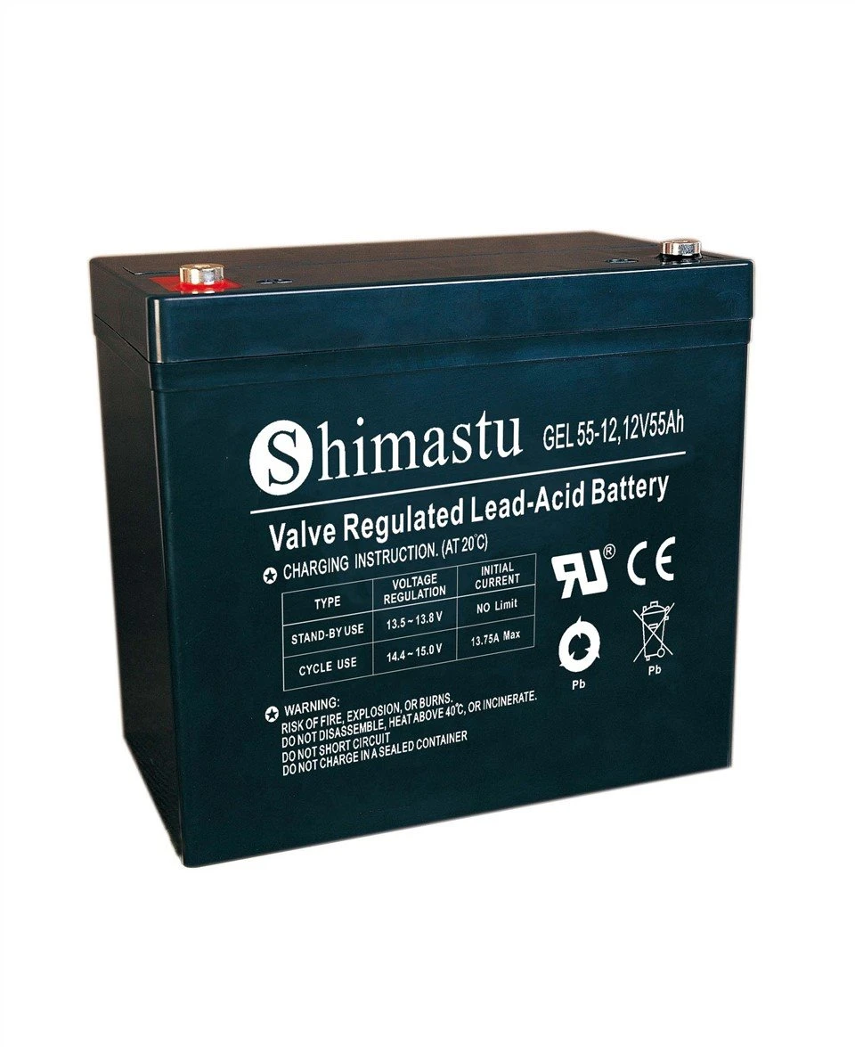 12V 55Ah GEL akumulators