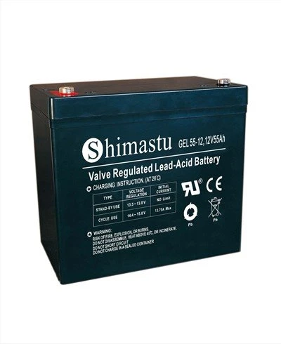 12V 55Ah GEL akumulators